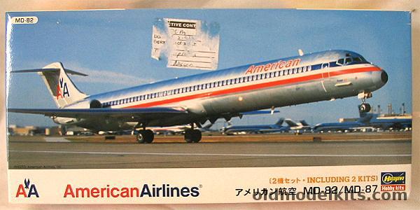 Hasegawa 1/200 MD-82 and MD-87 Two Kits - American Airlines, 10618 plastic model kit